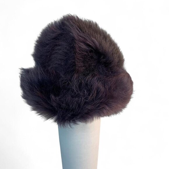 Vintage reversible suede winter hat main image 5